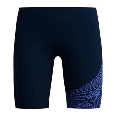 Abbildung von Speedo BOYS Medley LOGO Jammer Badehose Pants für Kinder, Größe: 116, Royal blue/dark blue