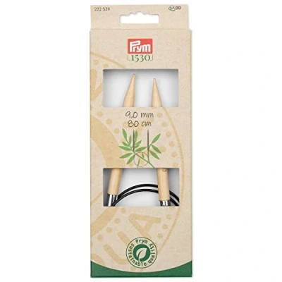 Abbildung von Prym 222539 Rundstricknadel 1530, Bambus, 80cm, 9,0mm