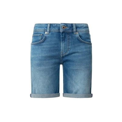 Abbildung von Pepe Jeans MW Poppy Shorts, Damen, Größe: 28, Denim