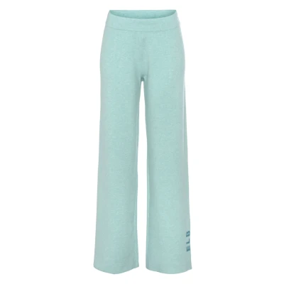 Abbildung von Elbsand Strickhose, mit weitem Bein und eingestricktem Logo, Loungewear