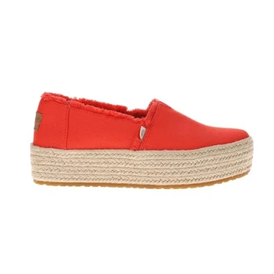 Abbildung von TOMS Damen Valencia Espadrille, Flammen Canvas Ausfransen, 42 EU