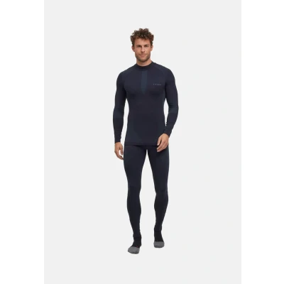 Abbildung von Falke Langarm Unterhemd/shirt black, Herren, Größe: XXL, Black
