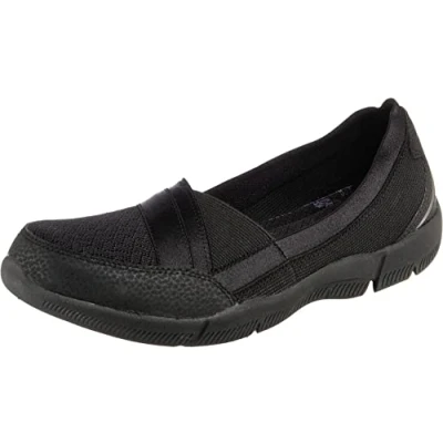 Abbildung von Skechers Damen Be lux Daylights Mary Jane Halbschuhe, Black Mesh Durabuck Trim, 39.5 EU