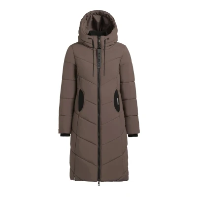 Abbildung von khujo Aribay Wintermantel, Damen, Größe: XS, Taupe dunkel