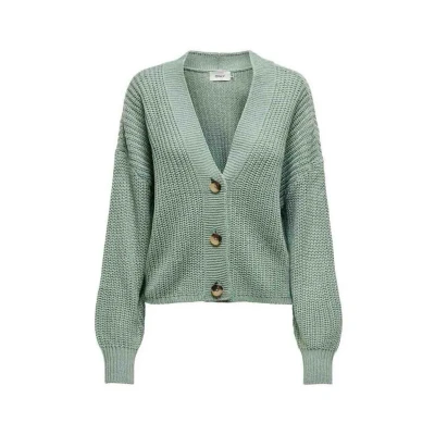 Abbildung von ONLY Carolspring LS Strickjacke, Damen, Größe: XS, Chinois green