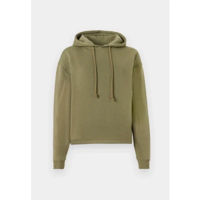 Abbildung von Pieces Chilli LS NOOS BC Kapuzenpullover, Damen, Größe: Medium, Deep lichen green
