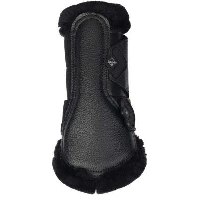 Abbildung von LeMieux Brushing Boots Fleece Edge Mesh Schwarz Warmblut
