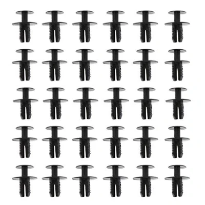 Abbildung von Create idea 30 Stück 51471911992 51470146782 Auto Verkleidung Clips Stoßstangen Radhausverkleidungen Stecknieten Befestigungselemente Schwarz