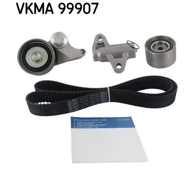 Abbildung von SKF VKMA 99907 Zahnriemensatz 191 mit Spanndämpfer, Spannrolle abgerundetem Zahnprofil