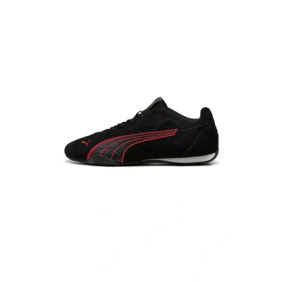 Abbildung von PUMA Unisex Catch Suede Sneaker, Black x Red, 42 EU