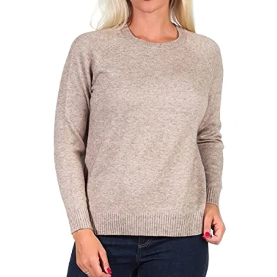 Abbildung von ONLY Damen ONLLESLY Kings L/S Pullover KNT NOO 15170427, Beige/W. Melange, M