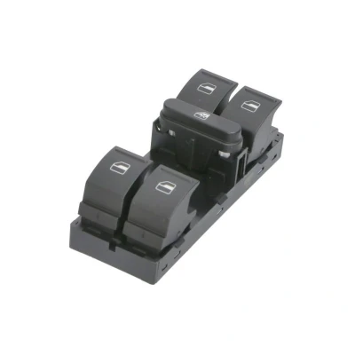 Abbildung von MAGNETI MARELLI 000051187010 Schalter, Fensterheber vorne links SKODA: Octavia 2 Combi, Fabia 2, II Hatchback