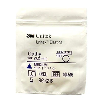 Abbildung von 3M Unitek, Mehrzweck Gummibänder Medium 4oz, 113,4g; Snorflex (1/8&quot; 3,2mm) Cathy