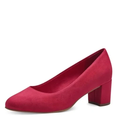 Abbildung von Jana Damen Pumps mit Blockabsatz Vegan, Rosa (Fuxia), 38 EU