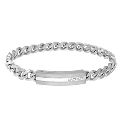 Abbildung von Lacoste Adventurer Bracelet Armband silvercoloured, Herren, Größe: One Size, Silver coloured