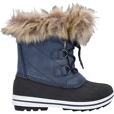Abbildung von CMP Unisex Kinder Kids Anthilian Snow Boot Wp Walking Shoe, Black Blue, 34 EU