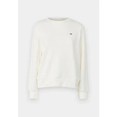 Abbildung von GANT Shield C NECK Sweatshirt, Damen, Größe: Small, Eggshell