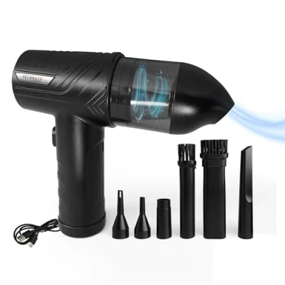 Abbildung von Technaxx TX 294 5169, Handstaubsauger mit Luftgebläse, Schwarz, 68 W, 90 Dezibel