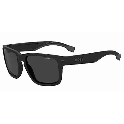 Abbildung von BOSS Sonnenbrille, Herren, Größe: One Size, Matte black grey