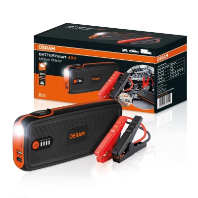 Abbildung von OSRAM BATTERYstart 400 OBSL400 Starthilfe Powerbank mit Hintergrundbeleuchtung
