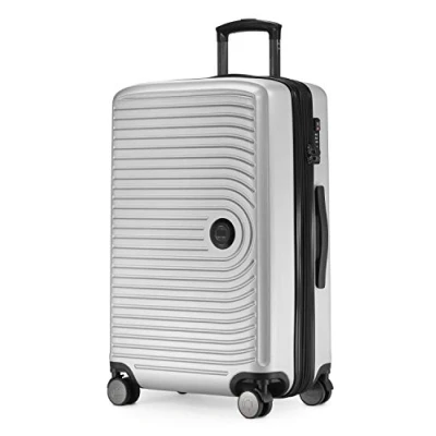 Abbildung von HAUPTSTADTKOFFER Mitte Mittelgroßer Hartschalenkoffer, TSA, 4 Rollen, Check In Gepäck mit 8 cm Volumenerweiterung, 68 cm, 88 L, Weißmatt