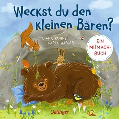 Abbildung von Weckst du den kleinen Bären?: Ein Mitmachbuch. Süßes Mitmach Buch über die Herausforderungen des Aufwachens mit Interaktion durch Rütteln, Pusten und ... (Mitmachabenteuer aus dem Kinderalltag)