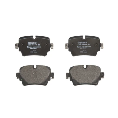 Abbildung von BOSCH 0 986 494 949 Bremsbelagsatz Low Metallic mit Anti Quietsch Blech