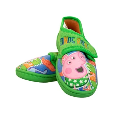 Abbildung von Peppa Pig Jungen Hausschuhe George Grün 27
