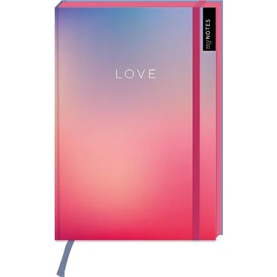 Abbildung von myNOTES Notizbuch A5: Love: Notebook medium, gepunktet, paginiert im Gradient Design: Ideal als Journal, Planner oder Tagebuch