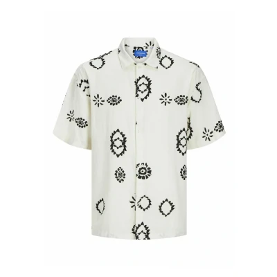 Abbildung von JACK &amp; Jones HEMD WIDE FIT Hemd, Herren, Größe: Small, Buttercream
