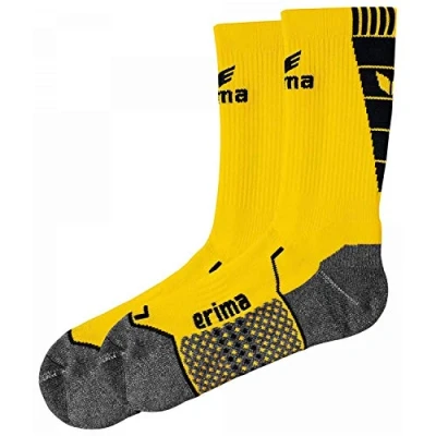 Abbildung von Erima Unisex Premium Pro Trainingssocken, Gelb/Schwarz, 4 EU