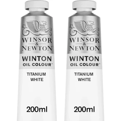 Abbildung von Winsor &amp; Newton 1490689 Winton, feine hochwertige Ölfarbe mit gleichmäßiger Konsistenz, Lichtbeständig, hohe Deckkraft, Reich an Farbpigmenten Twinpack 2 x 200ml Tube