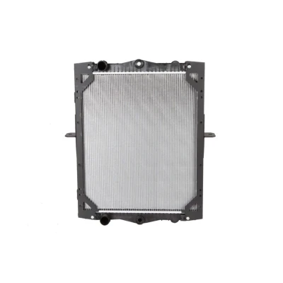 Abbildung von NRF 519744 Kühler, Motorkühlung Aluminium 658 588 56 mit Rahmen Kühlrippen gelötet
