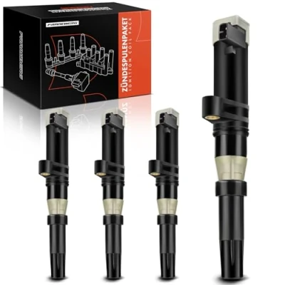 Abbildung von Frankberg 4x Zündspule Zündmodul Kompatibel mit Clio II III Duster Logan Sandero Kubistar Primastar Vivaro Kangoo Laguna Megane Modus Twingo Replace# 7700875000 7700107177