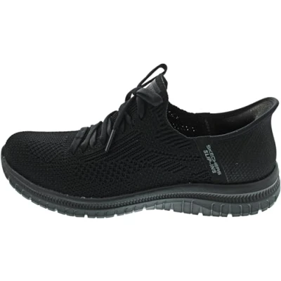 Abbildung von Skechers Damen Virtue Divinity Sneaker, Schwarz/Schwarz = BBK, 38 EU