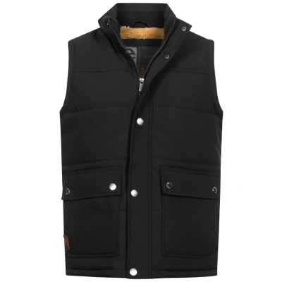 Abbildung von Indicode Jeans Bellmil Weste, Herren, Größe: Small, Black