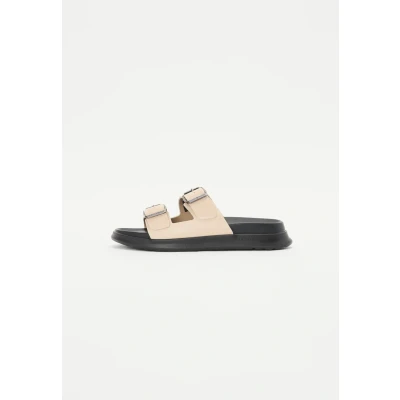 Abbildung von Tommy Hilfiger Pantolette flach, Herren, Größe: 46, Beige Schuhe