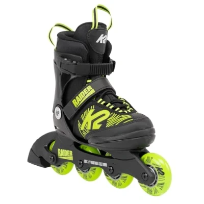 Abbildung von K2 Skates Raider Jungen Inline — Black Lime 30G0125