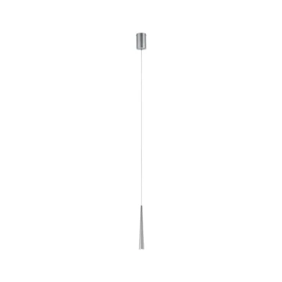 Abbildung von Paulmann 70929 LED Pendelleuchte Gutta incl. 1x7 Watt Hängelampe Alu gebürstet Deckenlampe Metall Warmweiß 2700 K