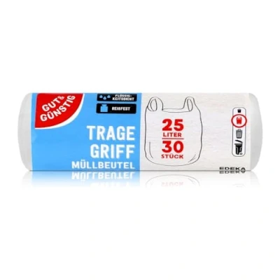 Abbildung von Gut &amp; Günstig 30 Tragegriff Müllbeutel 25L 54cmx53cm