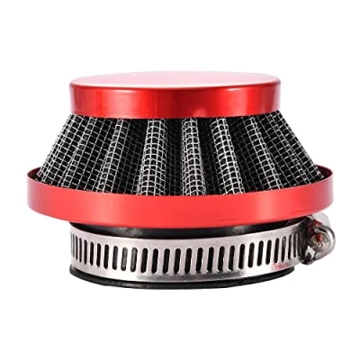 Abbildung von GOOFIT 42 44mm Universal Red Air Intake Filterreiniger System Ersatz für 2 Takt 47cc 49cc ATV Dirtbike Go Kart Pitbike 4 Wheeler Quad Dune Buggy