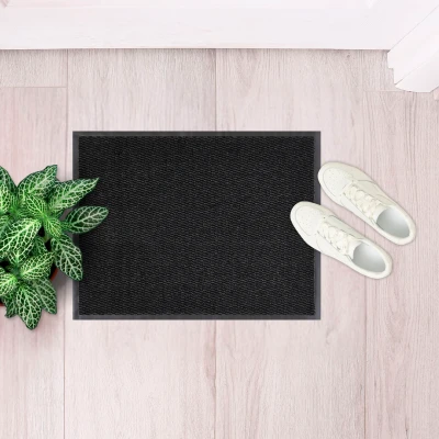 Abbildung von andiamo Schmutzfangmatte Easy Teppichläufer für den Hauseingang Einsetzbar im Flur als Türmatte oder Läufer Anthrazit 90 x 300 cm