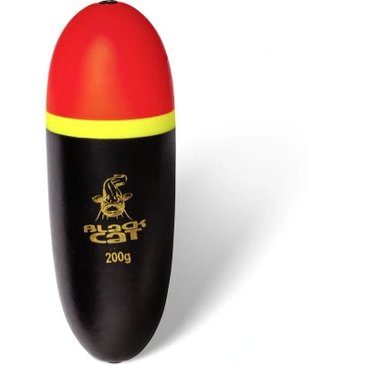 Abbildung von Black Cat Premium Maxi Foam Posen Schwimmer Wels Angeln mit Naturköder Angel Zubehör, schwarz, 100g