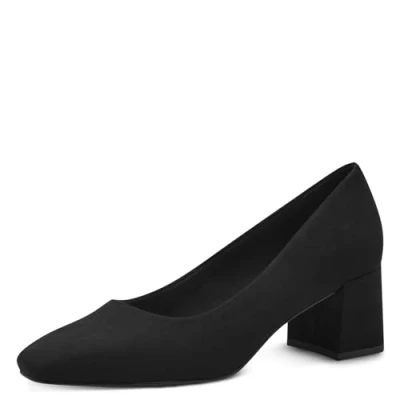 Abbildung von MARCO TOZZI Damen Pumps mit Blockabsatz Vegan, Schwarz (Schwarz), 37 EU