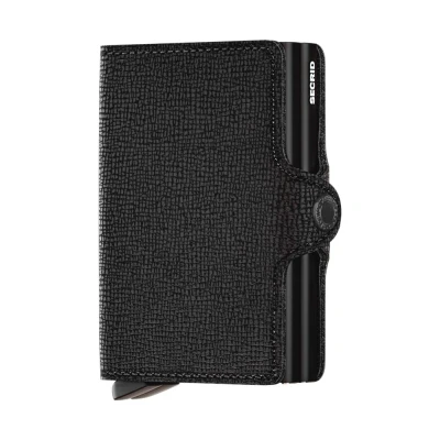 Abbildung von Secrid Twinwallet Crisple Black Kostenlose Gravur