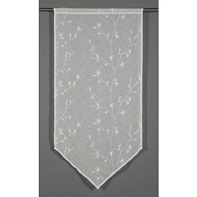Abbildung von GARDINIA Gardine »weiß«, (1 St.), transparent, Polyester, Panneaux mit Stickerei