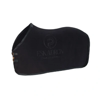 Abbildung von Eskadron Platinum Abschwitzdecke Fleece Stamp Schwarz S