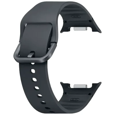 Abbildung von Original Watch8 Sportarmband für das Galaxy Watch 8 S/M Graphite Armband Silikon Samsung Sport Band Grau