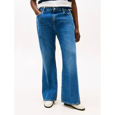 Abbildung von Tommy Hilfiger Curve Jeans Bootcut, Damen, Größe: 50, Flo