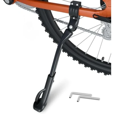 Abbildung von NICEDACK Fahrradständer, Universell Fahrradständer 24 29 Zoll, Aluminiumlegierung Fahrrad Seitenständer, Mountainbike, MTB, ebike, Rennrad Hinterbauständer für 24&quot; 29&quot;